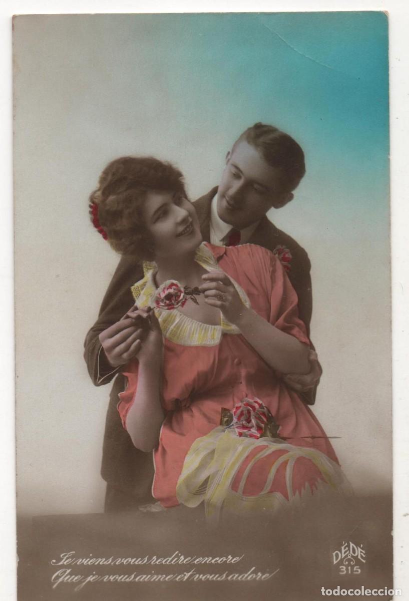 Postales: Postal francesa principios del XX- escrita-Rom&aacute;ntica