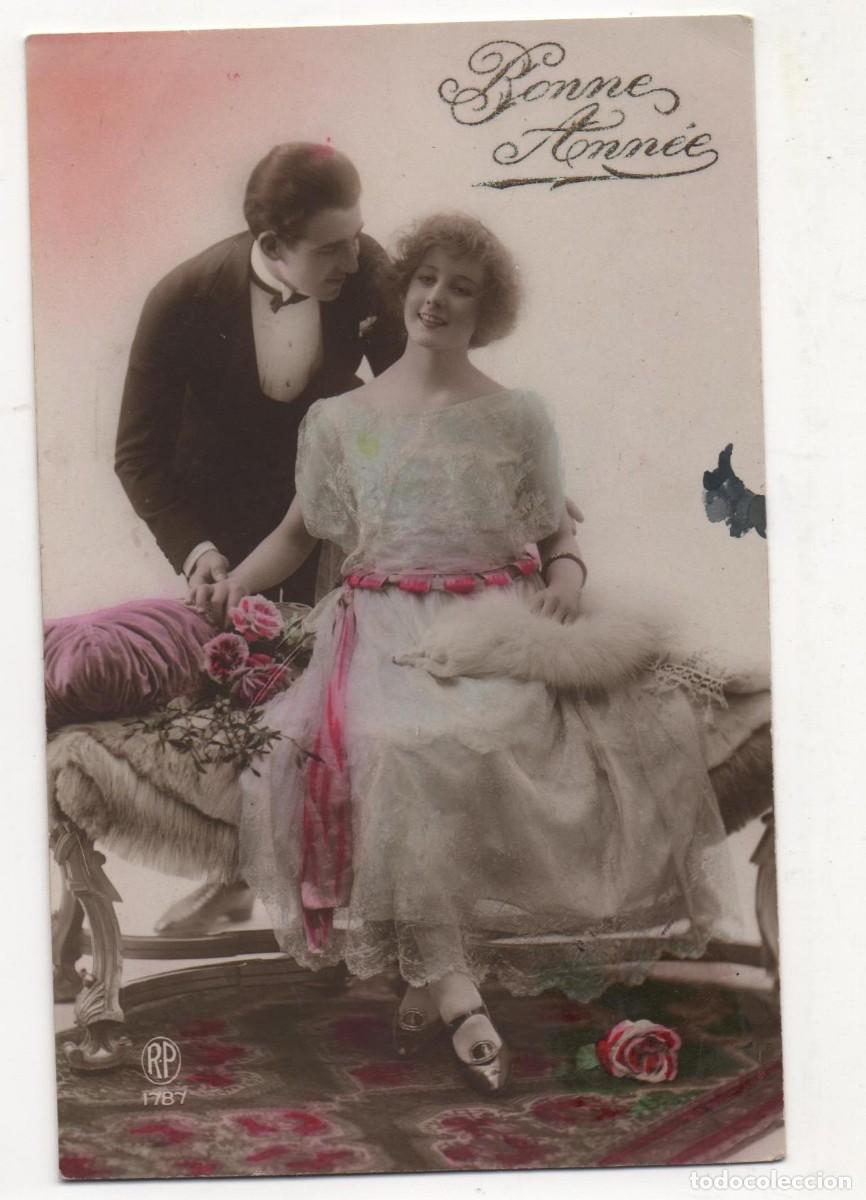 Postais: Postal francesa principios del XX- escrita-Rom&aacute;ntica
