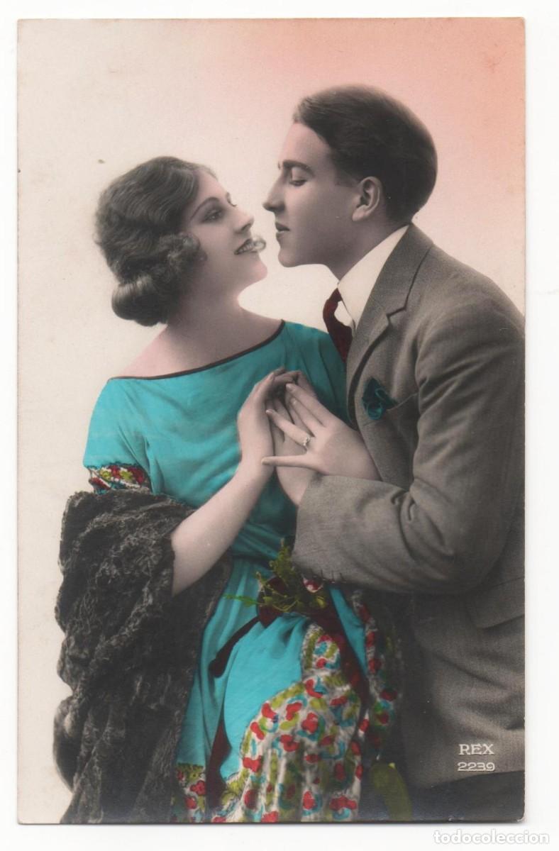 Postales: Postal francesa principios del XX- escrita-Rom&aacute;ntica