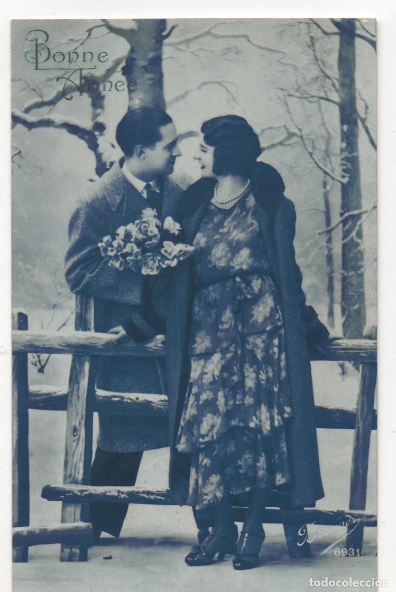 Postais: Postal francesa a&ntilde;os 30- escrita-Rom&aacute;ntica-