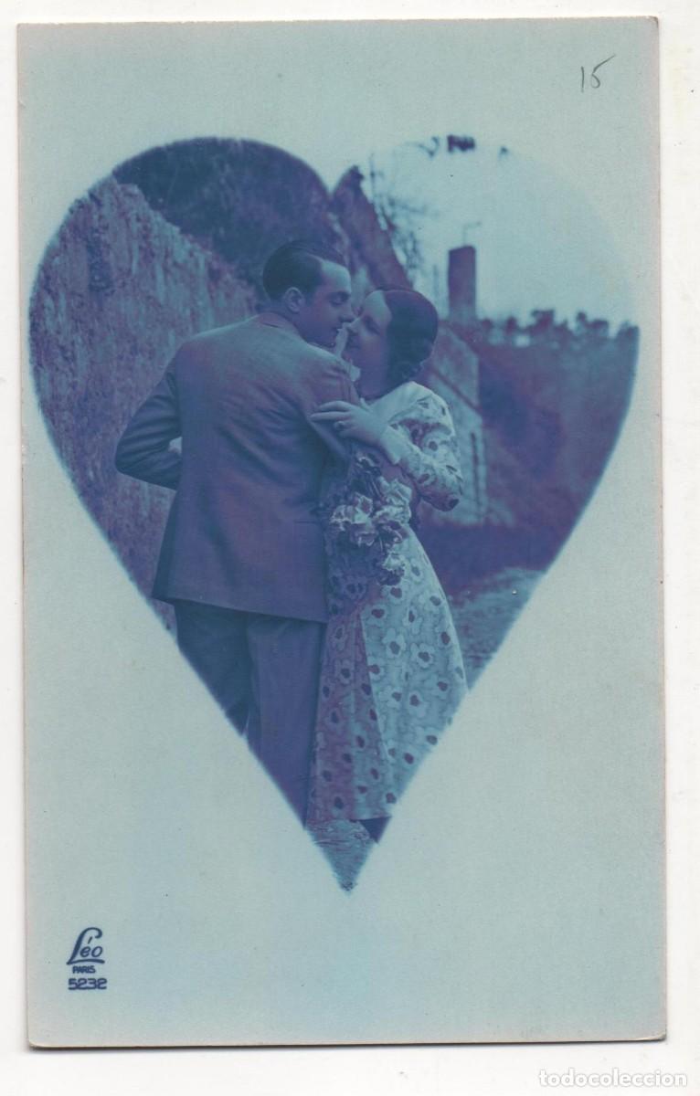 Postales: Postal francesa a&ntilde;os 30- escrita-Rom&aacute;ntica-