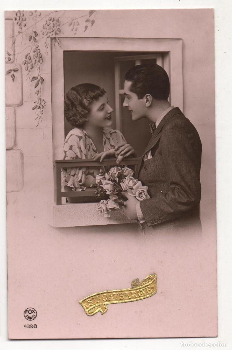 Postales: Postal francesa a&ntilde;os 40- escrita-Rom&aacute;ntica-