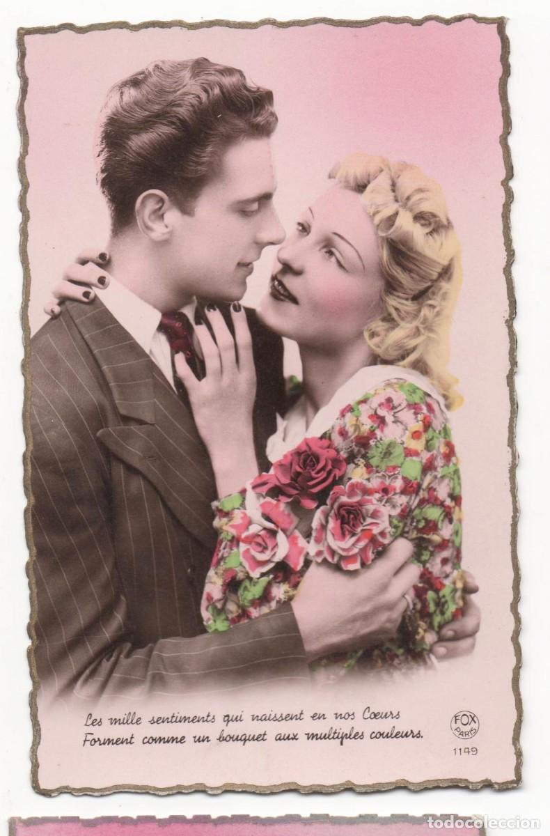 Postais: Postal francesa a&ntilde;os 40- sin circular-Rom&aacute;ntica-