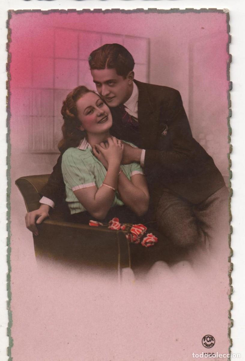 Postais: Postal francesa a&ntilde;os 40- sin circular-Rom&aacute;ntica-