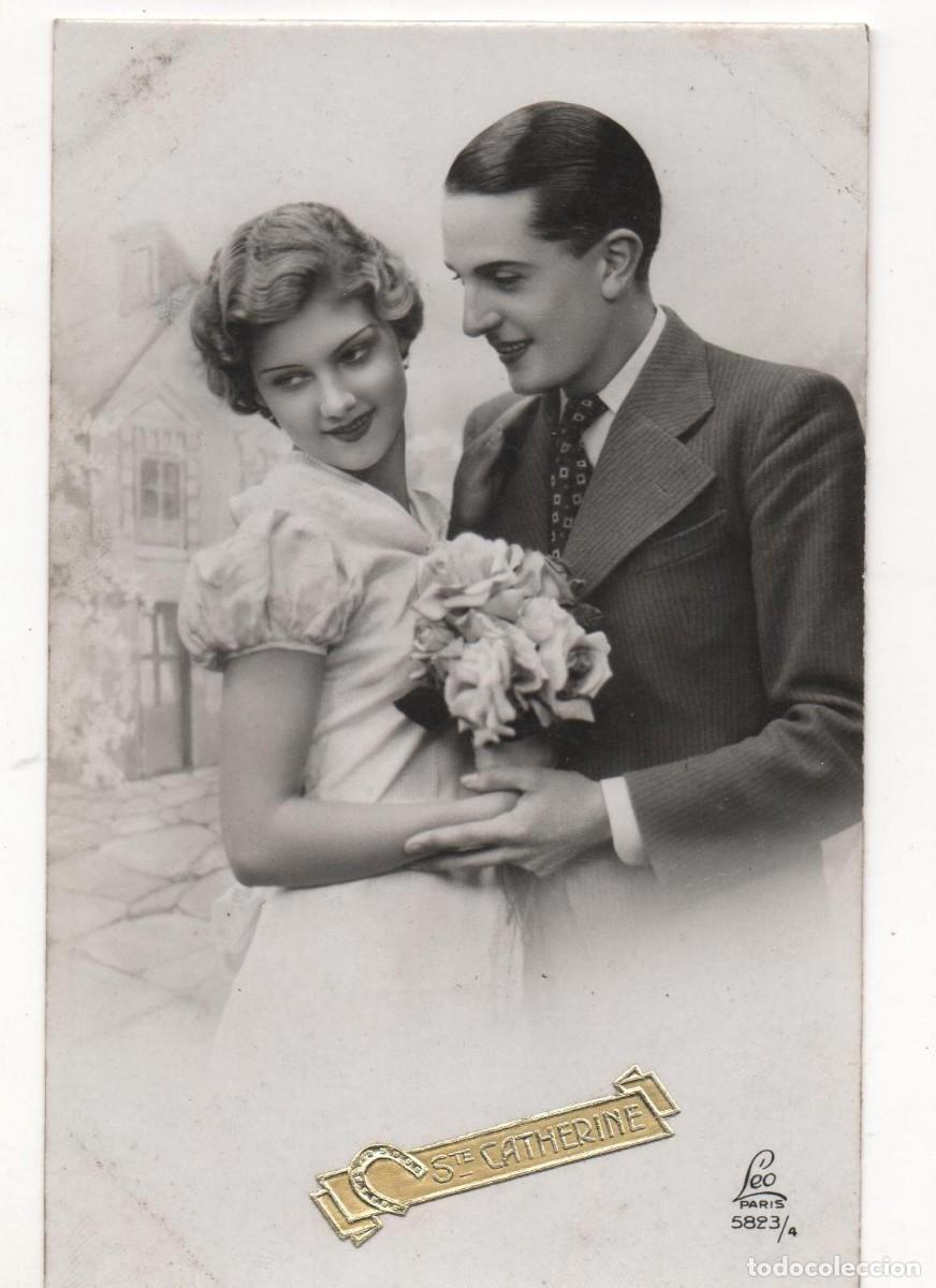 Postais: Postal francesa a&ntilde;os 40- escrita-Rom&aacute;ntica-