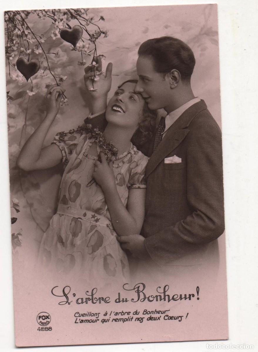 Postales: Postal francesa a&ntilde;os 40- escrita-Rom&aacute;ntica-