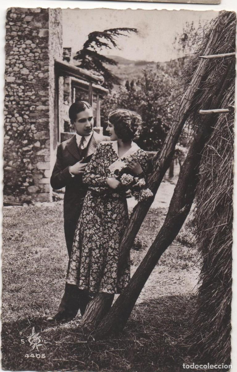 Cartoline: Postal francesa a&ntilde;os 30-40- sin circular-Rom&aacute;ntica-