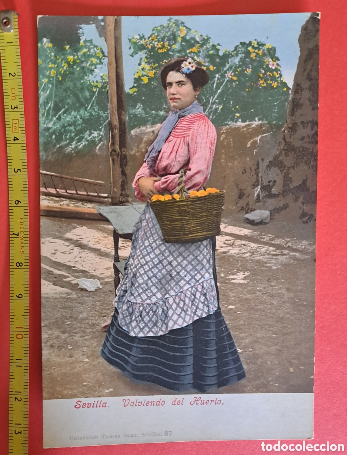 Postales: TARJETA POSTAL ANTIGUA SEVILLA VOLVIENDO DEL HUERTO