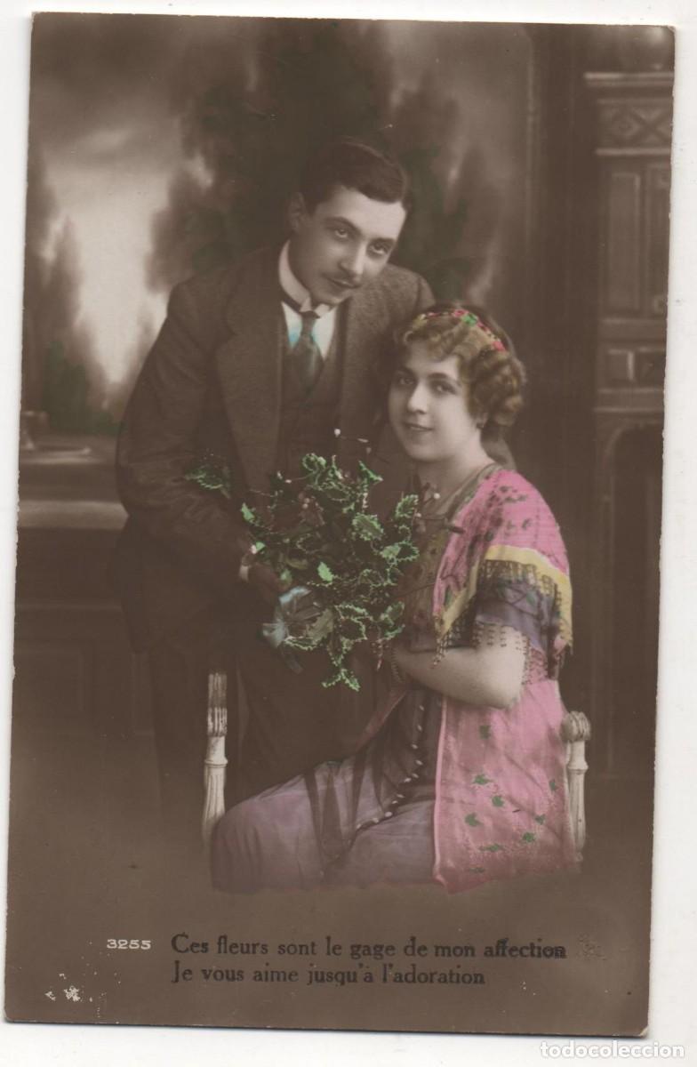 Postales: Postal francesa principios del XX- escrita-Rom&aacute;ntica-