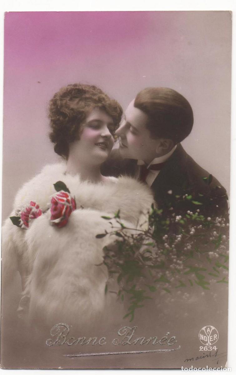 Postales: Postal francesa principios del XX- escrita-Rom&aacute;ntica-