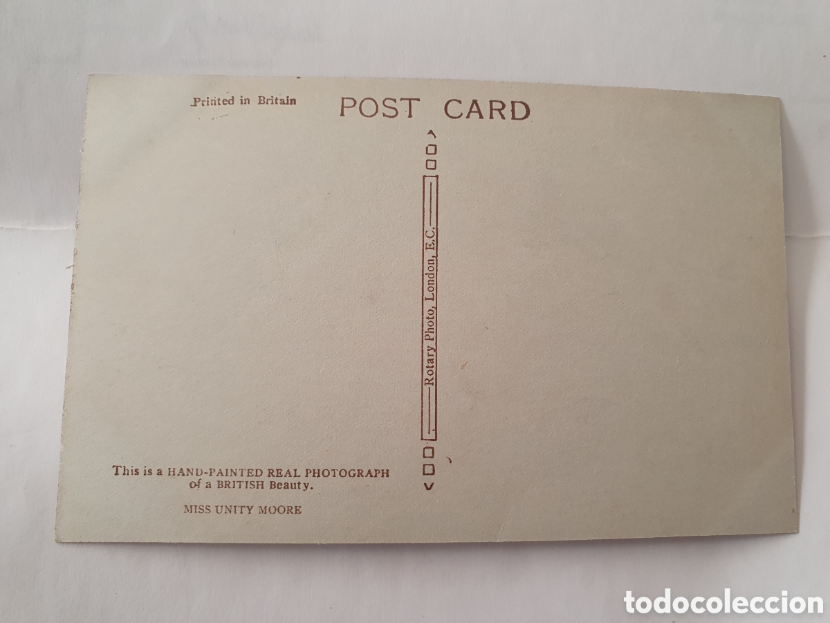 Postales: Antigua postal coloreada Miss Unity Moore. (L2) - Foto 2