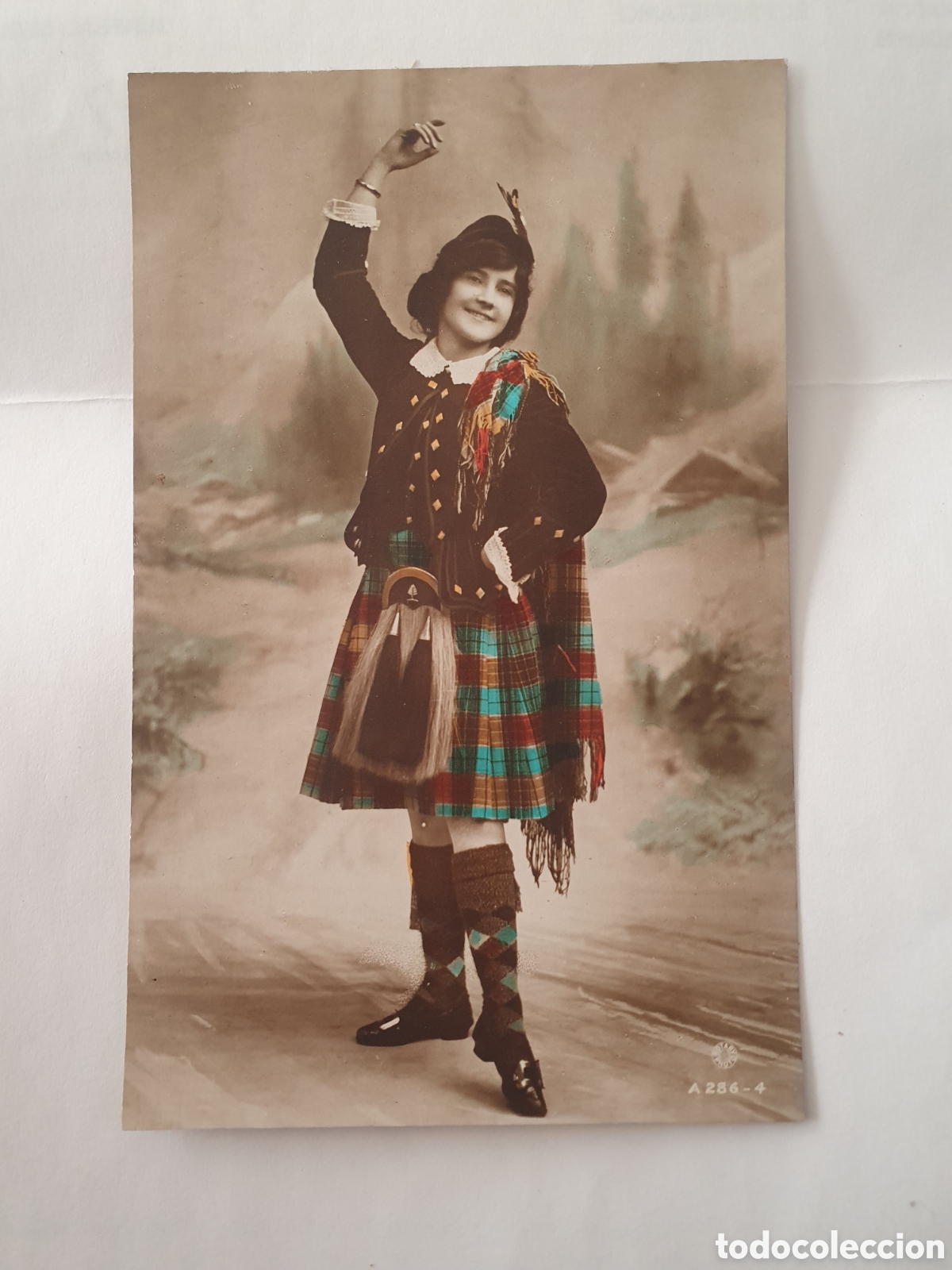 Postales: Antigua postal coloreada Miss Unity Moore. (L2) - Foto 1