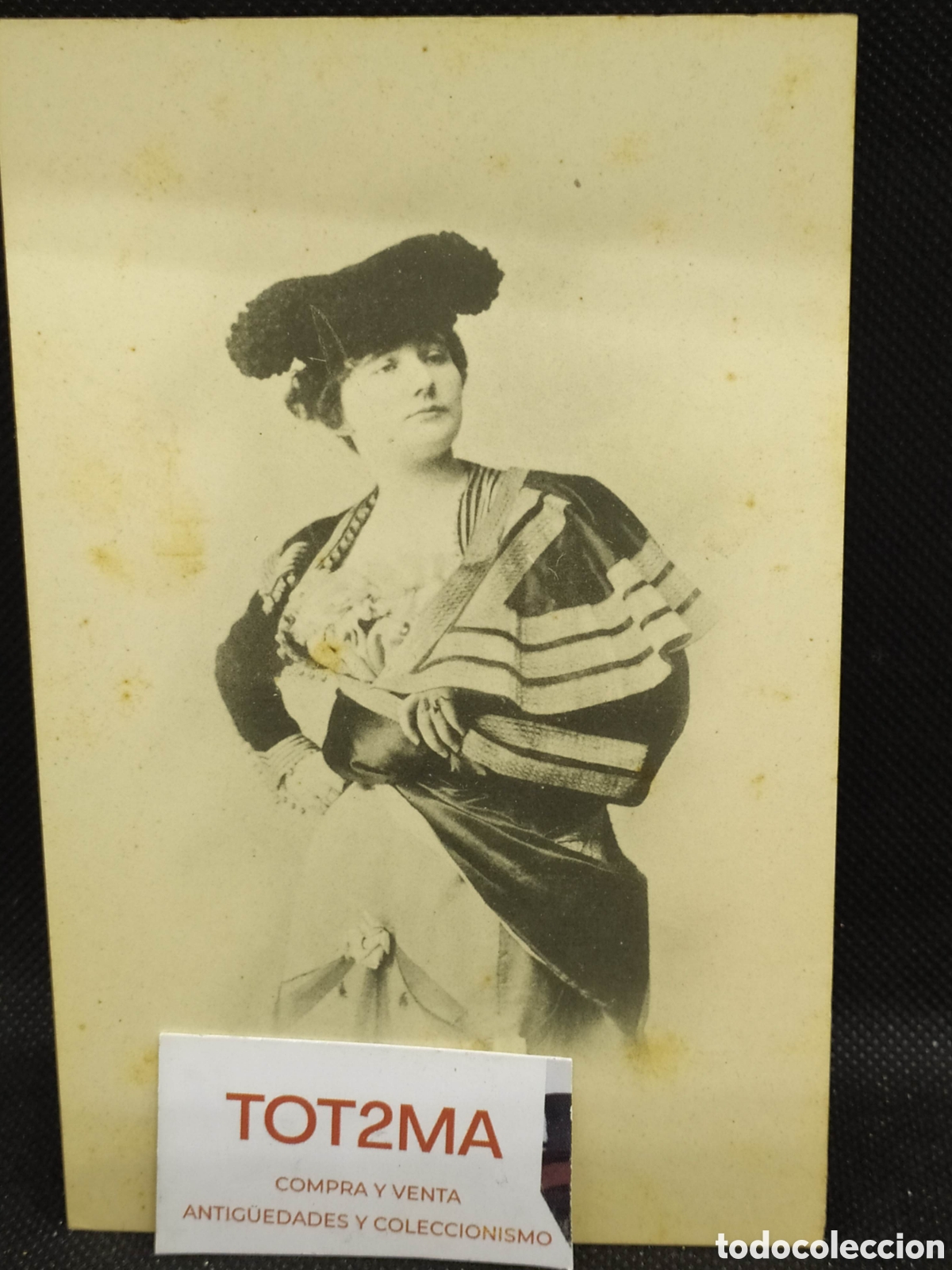 Postais: Antigua Postal mujer vestida de torero. Principios s. XX