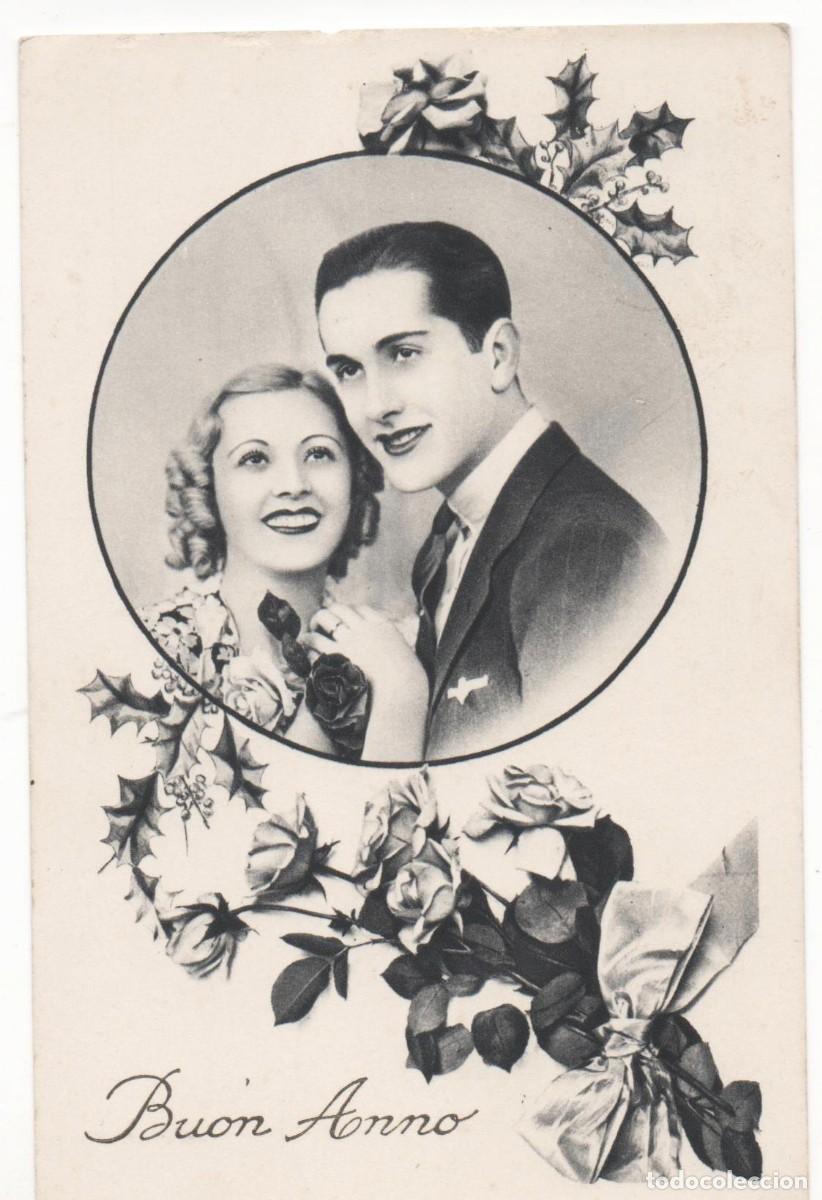 Postales: Postal italiana a&ntilde;os 30-40- circulada-Rom&aacute;ntica-