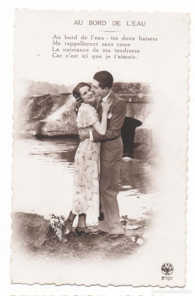 Postales: Postal a&ntilde;os 30-40- escrita-Rom&aacute;ntica-