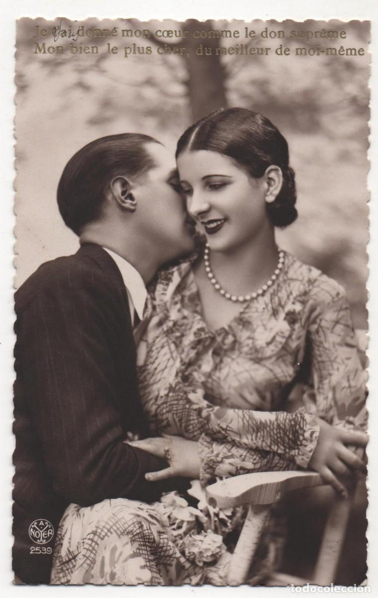 Postales: Postal a&ntilde;os 30-40- escrita-Rom&aacute;ntica-