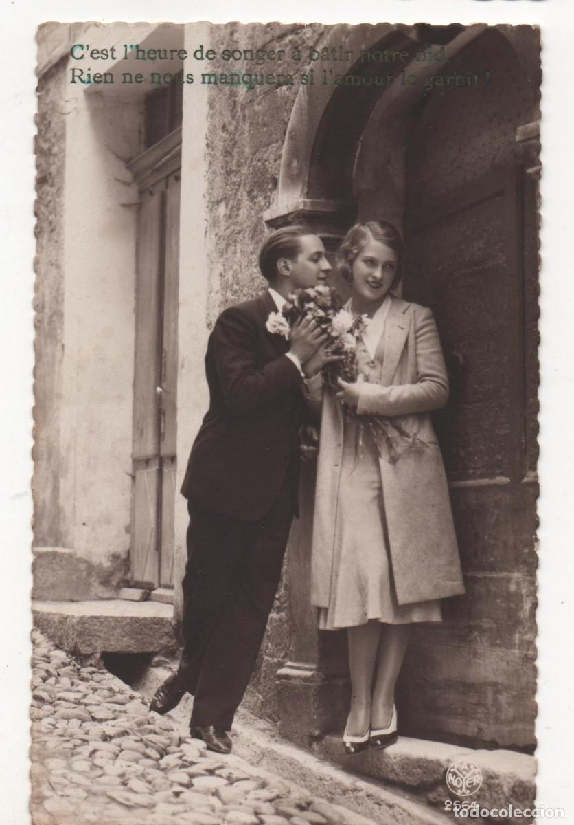 Postales: Postal a&ntilde;os 30-40- escrita-Rom&aacute;ntica-