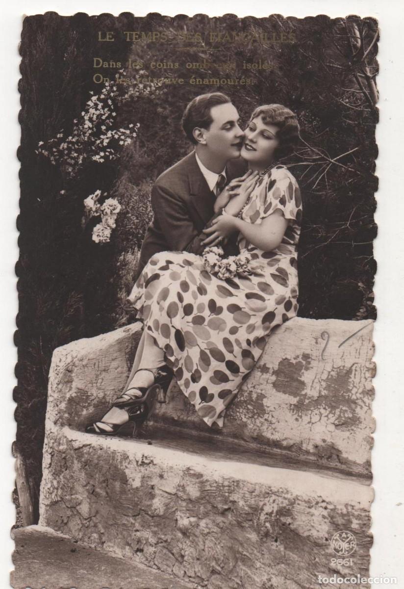 Postales: Postal a&ntilde;os 30-40- escrita-Rom&aacute;ntica-