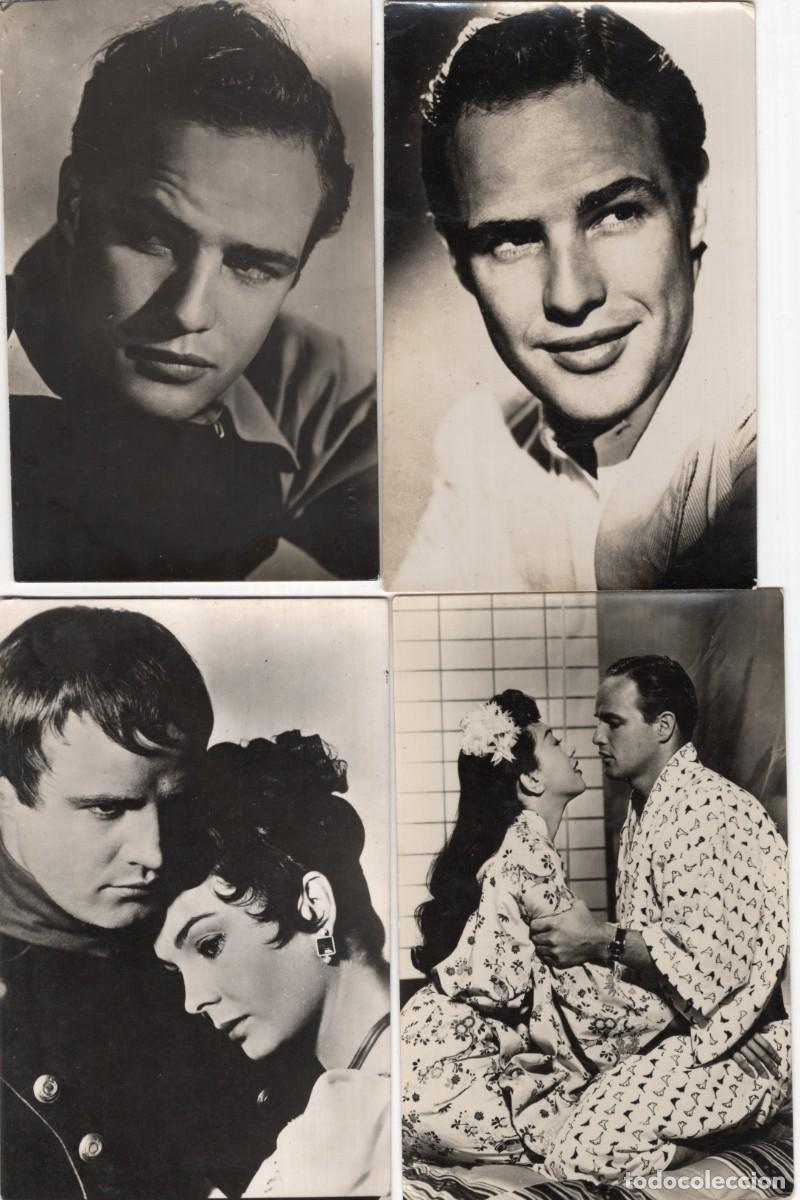 Postales: MARLON BRANDO. 4 POSTALES - Foto 1
