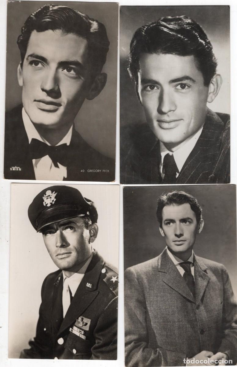 Postales: GREGOY PECK. 4 POSTALES - Foto 1