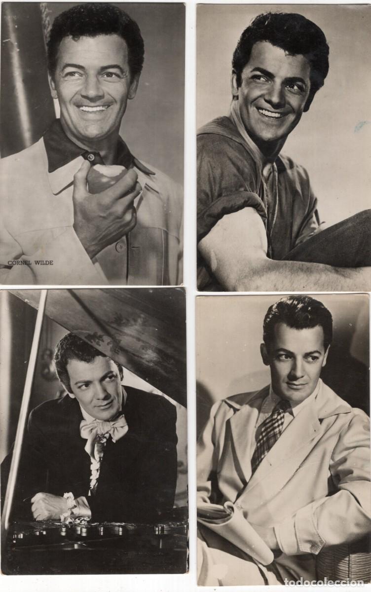 Postales: CORNEL WILDE. 4 POSTALES - Foto 1