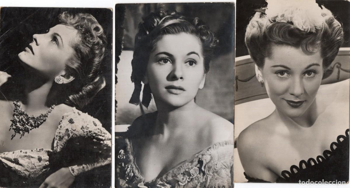 Postales: JOAN FONTAINE. 3 POSTALES - Foto 1