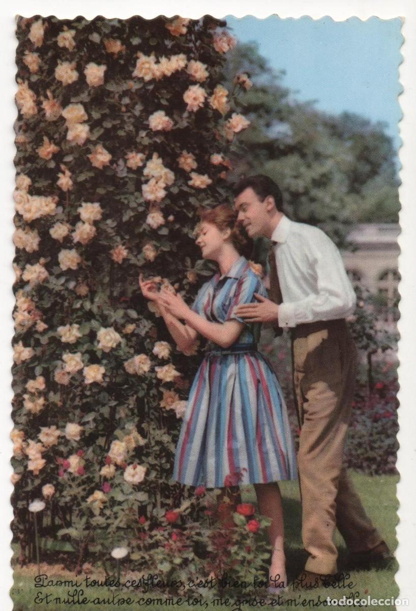 Postais: Postal francesa-sin circular- a&ntilde;os60-70- pareja rom&aacute;ntica