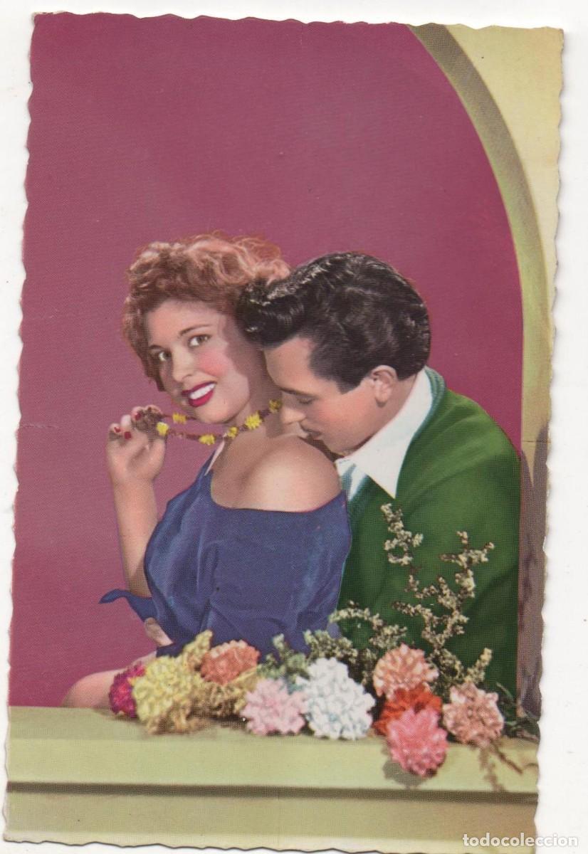 Postales: Postal francesa a&ntilde;os 60-70- sin circular-pareja rom&aacute;ntica