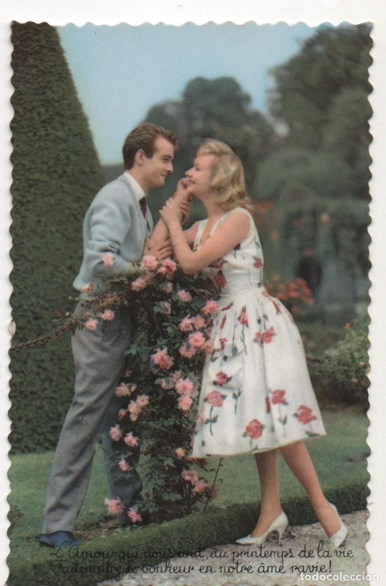 Postales: Postal francesa a&ntilde;os 60-70- sin circular-pareja rom&aacute;ntica