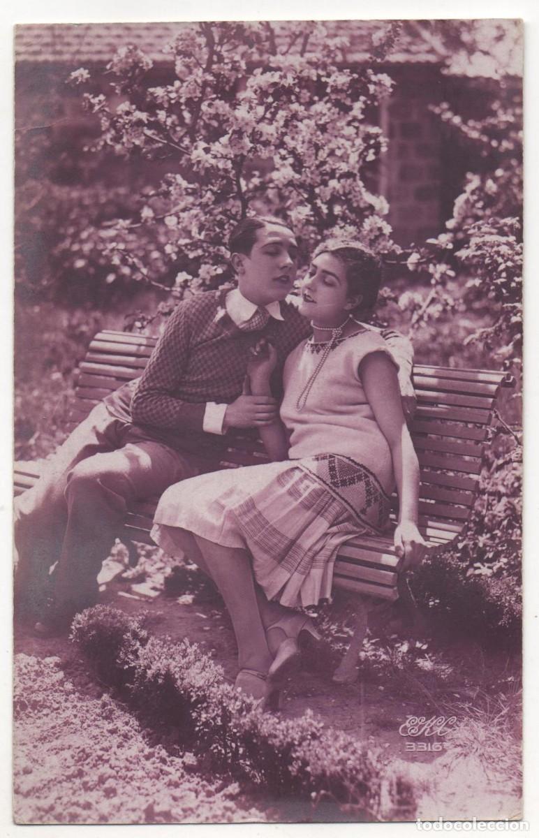 Postais: Postal francesa a&ntilde;os 30- sin circular-Rom&aacute;ntica