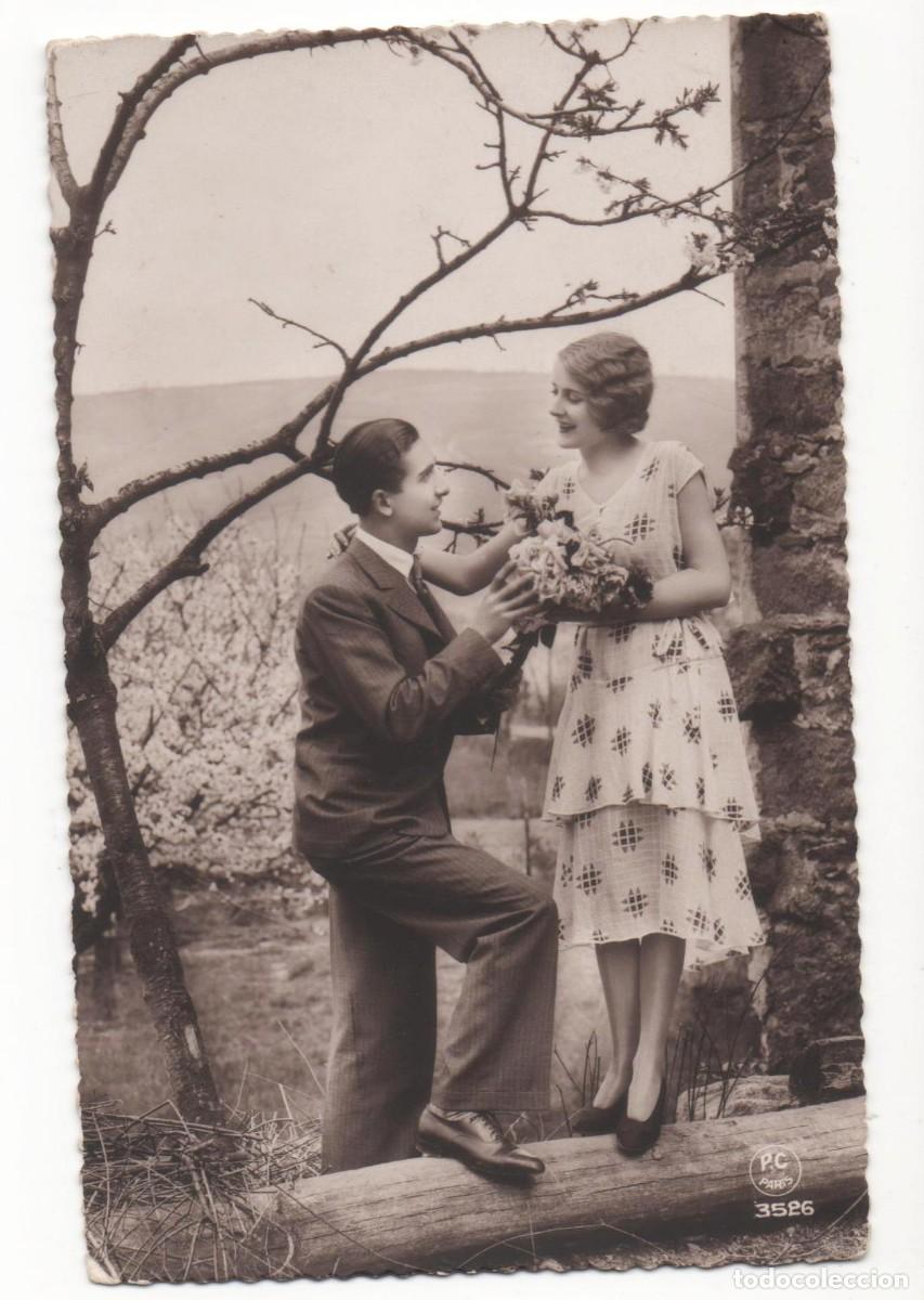 Cartes Postales: Postal francesa a&ntilde;os 30- sin circular-Rom&aacute;ntica