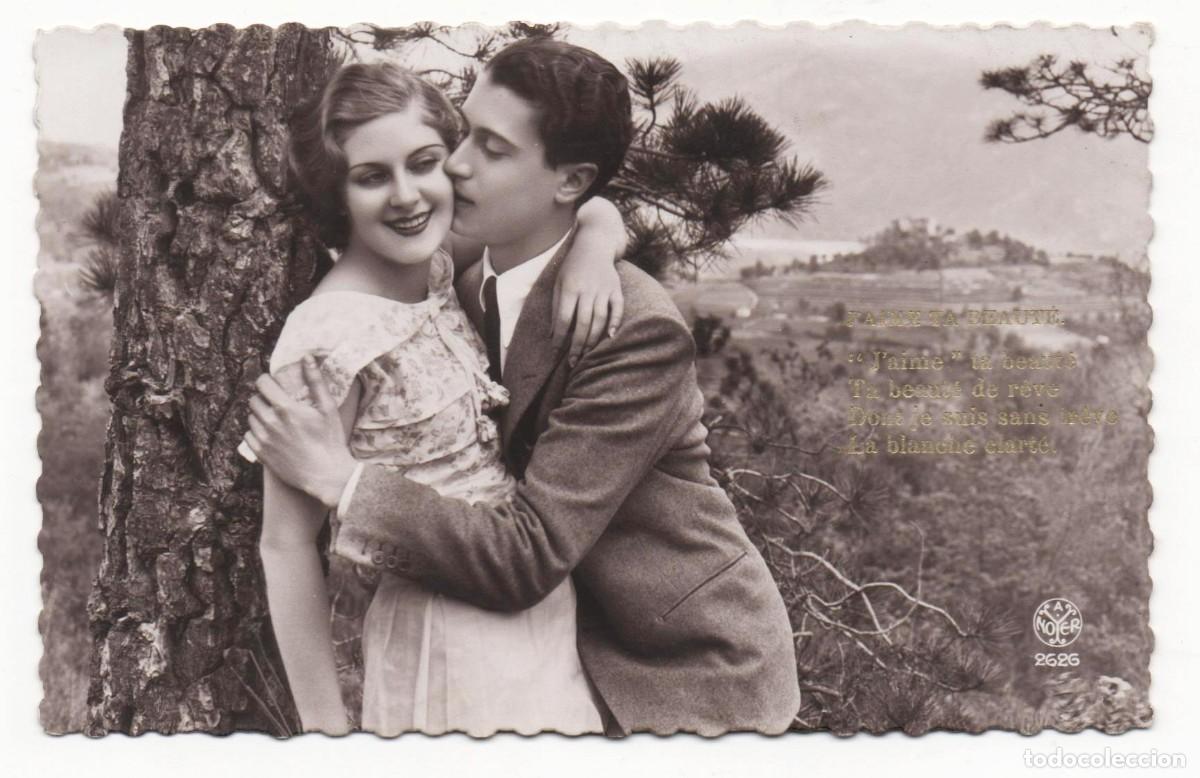 Cartes Postales: Postal francesa a&ntilde;os 30- sin circular-Rom&aacute;ntica