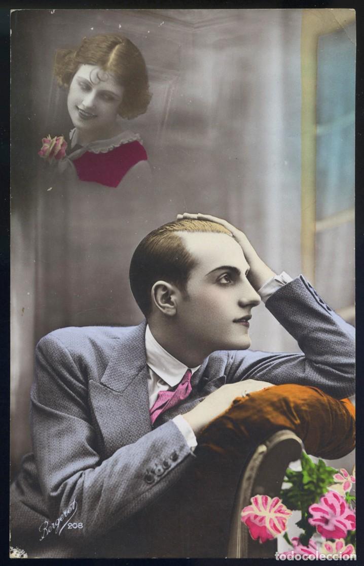 Postais: MUY ANTIGUA POSTAL JOVEN ENAMORADO - FRANCIA - FECHADA EN 1931