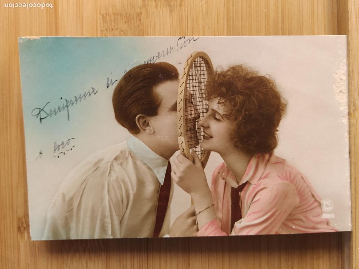 Postais: PAREJA DE TENIS - FOTOGRAFICA -POSTAL ANTIGUA-(107.995)