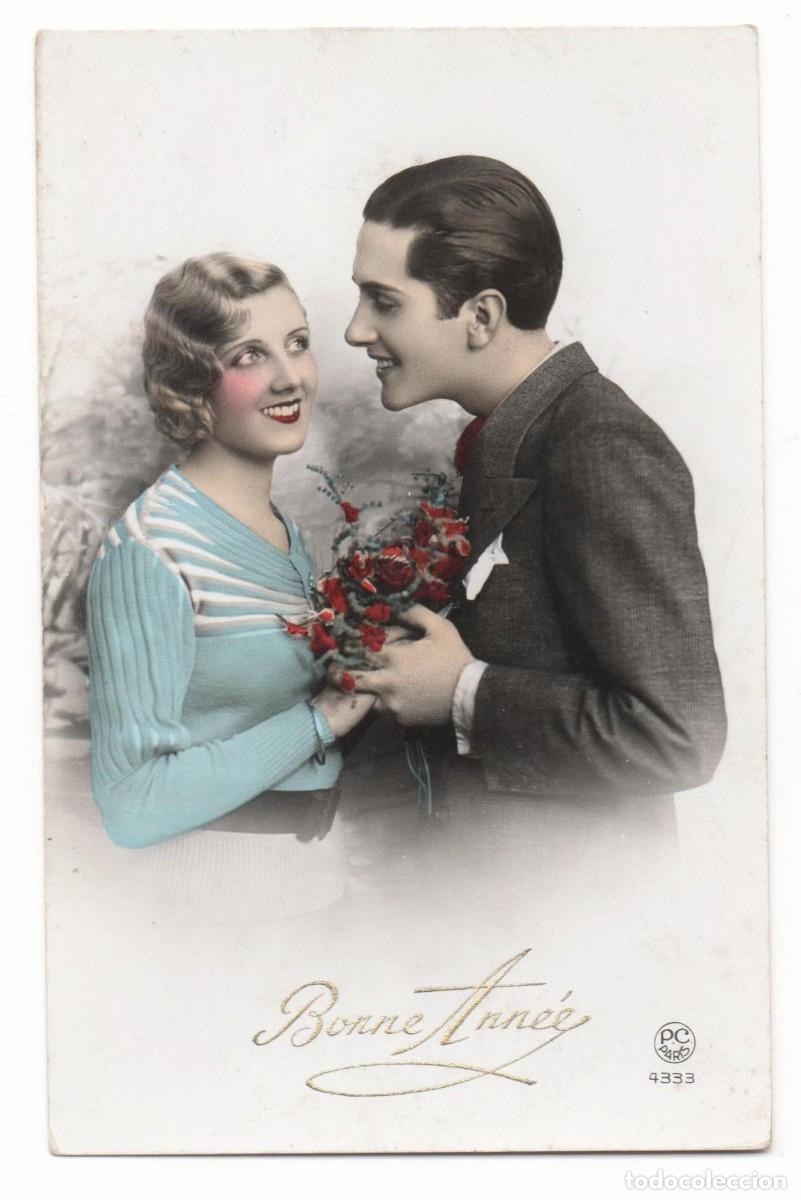 Postais: Postal francesa a&ntilde;os 30 -sin circular- parejas rom&aacute;nticas