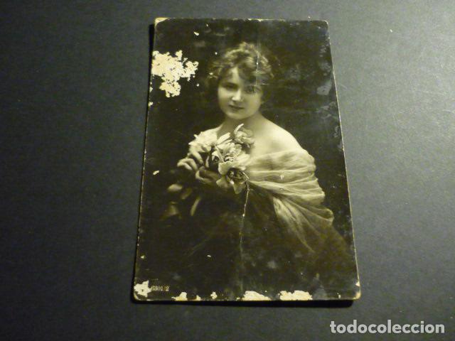 Postais: MUJER ELEGANTE ANTIGUA POSTAL