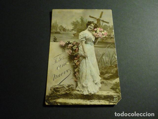 Postales: MUJER ELEGANTE ANTIGUA POSTAL - Foto 1
