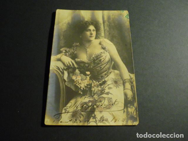 Postais: MUJER ELEGANTE ANTIGUA POSTAL