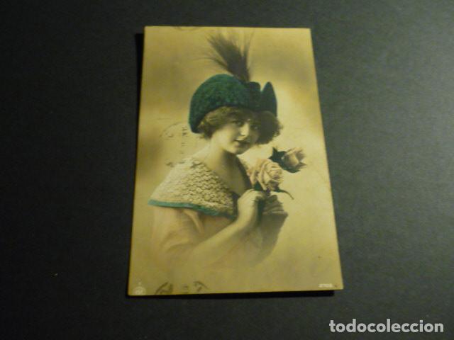 Postales: MUJER ELEGANTE ANTIGUA POSTAL - Foto 1