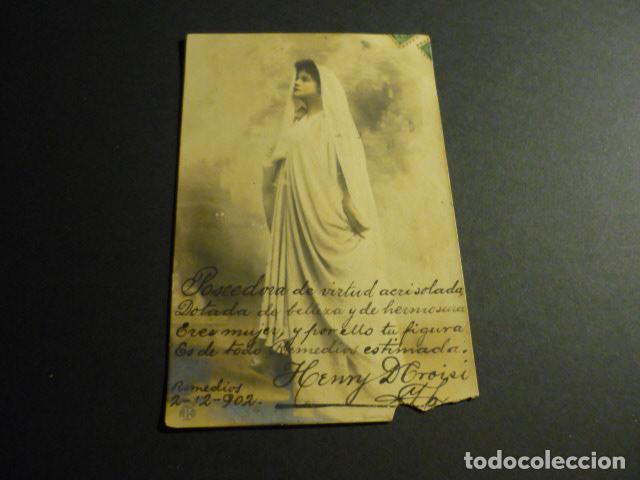 Postales: MUJER ELEGANTE ANTIGUA POSTAL