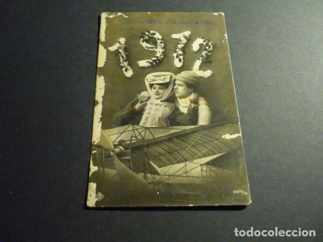 Postais: PAREJA DE ENAMORADOS EN AVION POSTAL