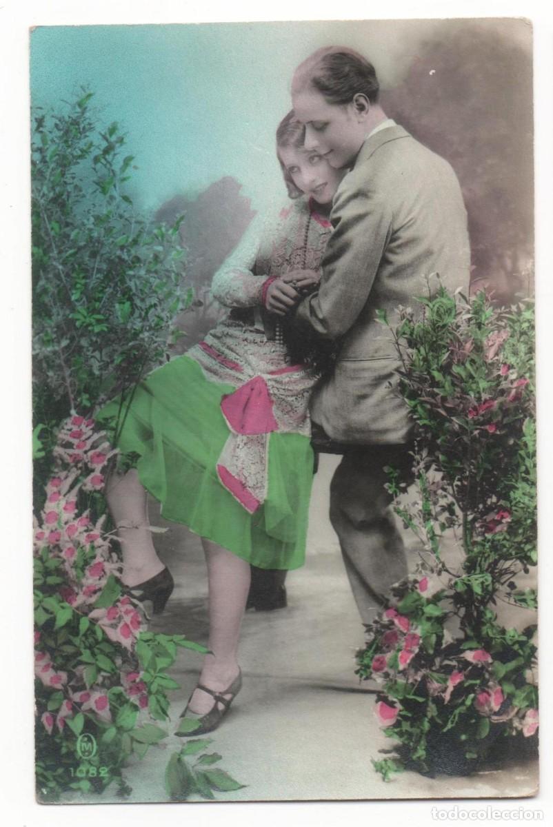 Postales: Postal francesa principios del XX- escrita-Rom&aacute;ntica-