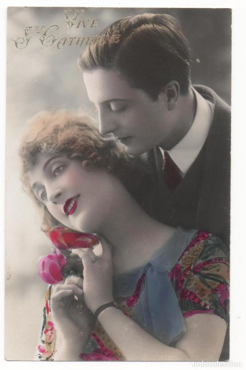 Postales: Postal francesa principios del XX- escrita-Rom&aacute;ntica-