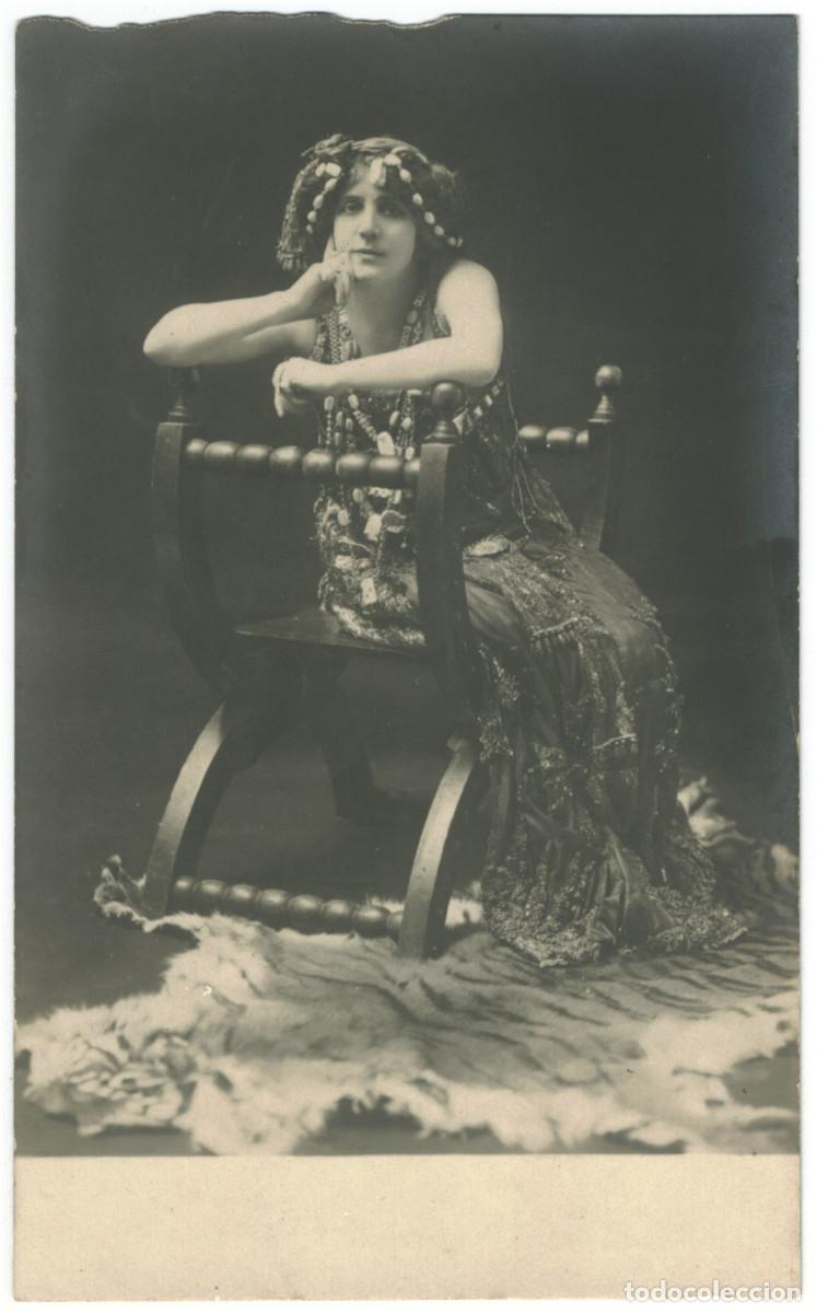 Postkarten: 2 postales CAMPBELL, Mrs. Patrick (actriz)_Rotograph. Photo Burr MacIntosh