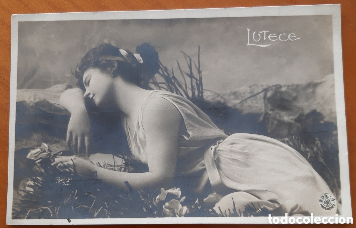 Postkarten: Postal Lutece. Mujer. Sin escribir. R5041