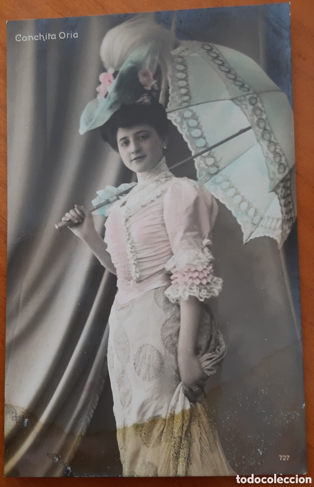 Postkarten: Postal Conchita Oria cupletista coloreada. Sin escribir. R5051