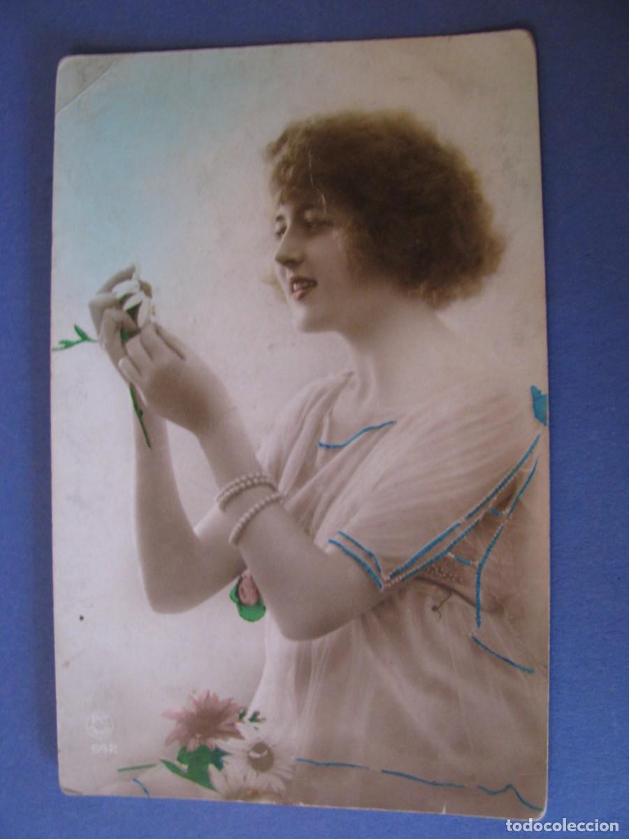 Postkarten: ANTIGUA POSTAL. ED. P. C. 542. PARIS. ESCRITA.