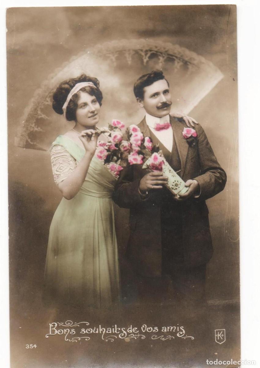 Postais: Postal francesa principios del XX- escrita-Rom&aacute;ntica-