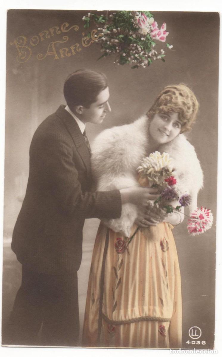 Postales: Postal francesa principios del XX- escrita-Rom&aacute;ntica-