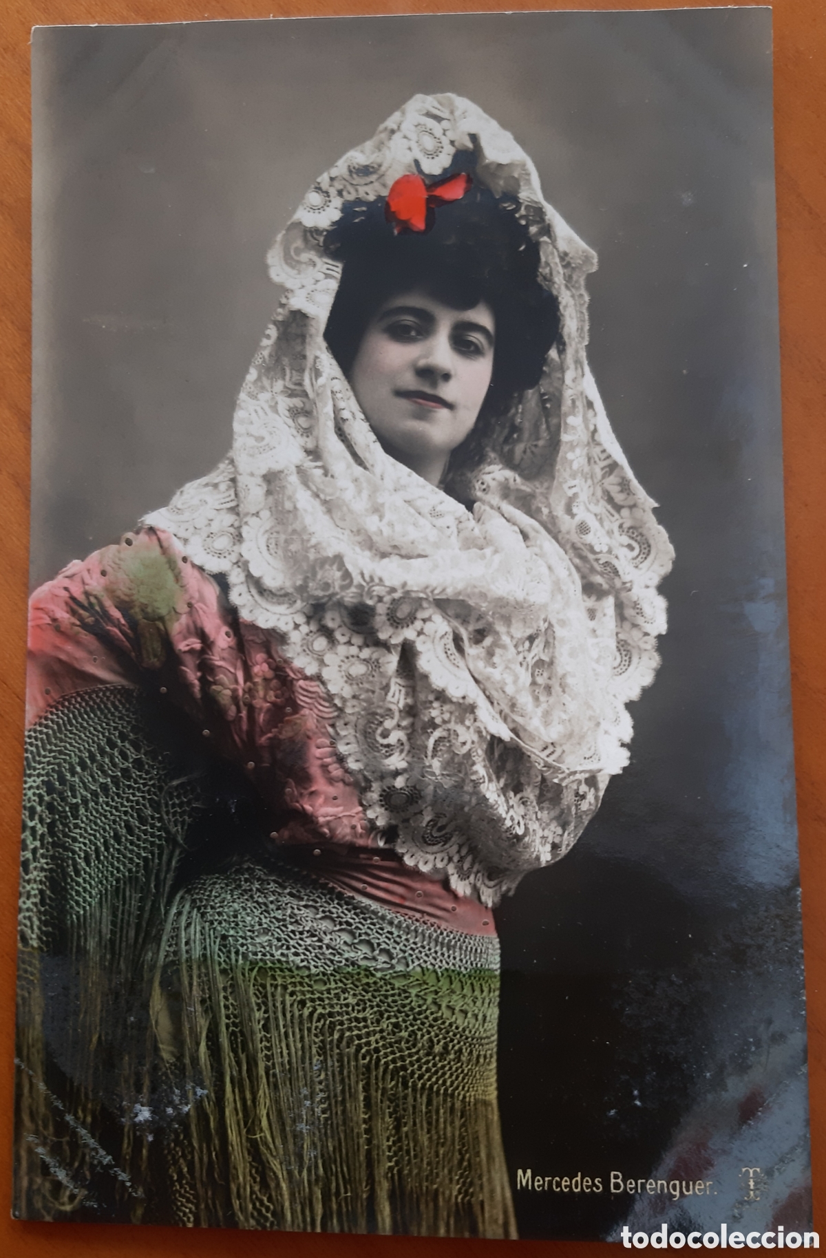 Postales: Postal Mercedes Berenguer coloreada. Sin escribir. R5066